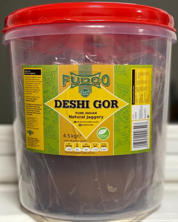 Fudco Deshi Gor Pure Indian Natural Jaggery 4.5kg