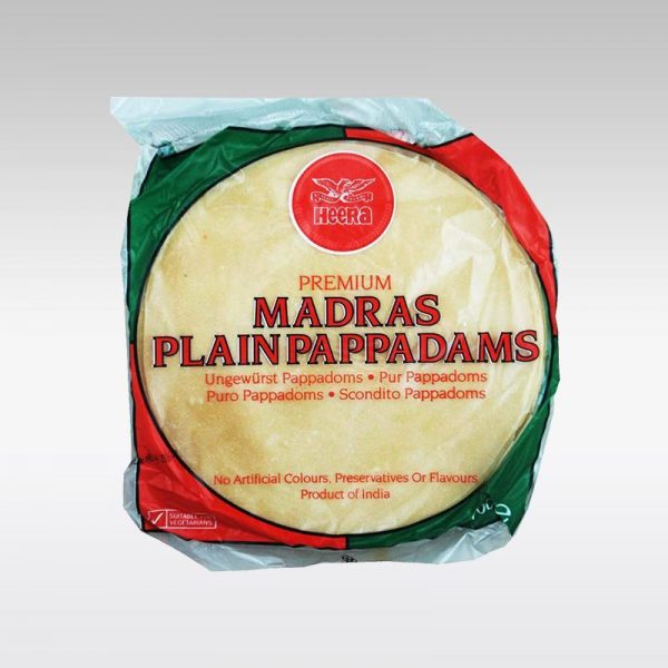 Heera Madras Plain Papad 200g