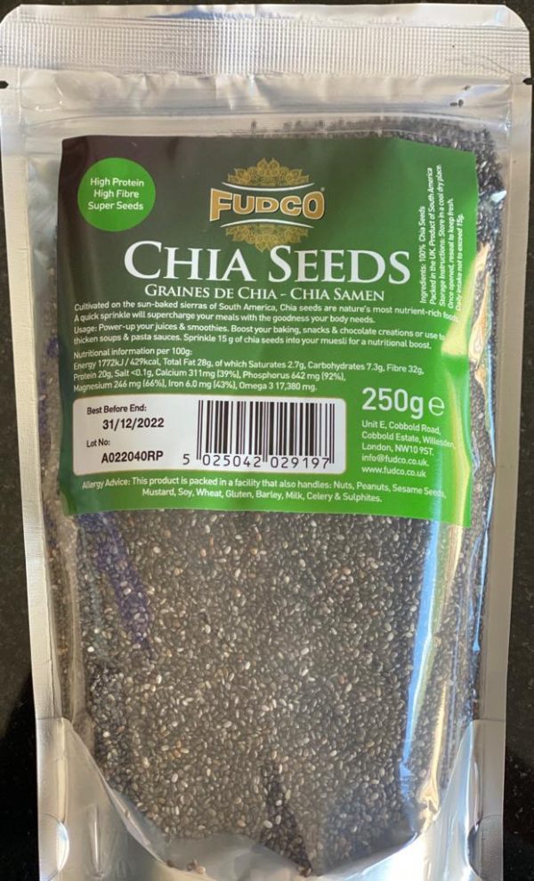 Fudco Chia Seeds 250g