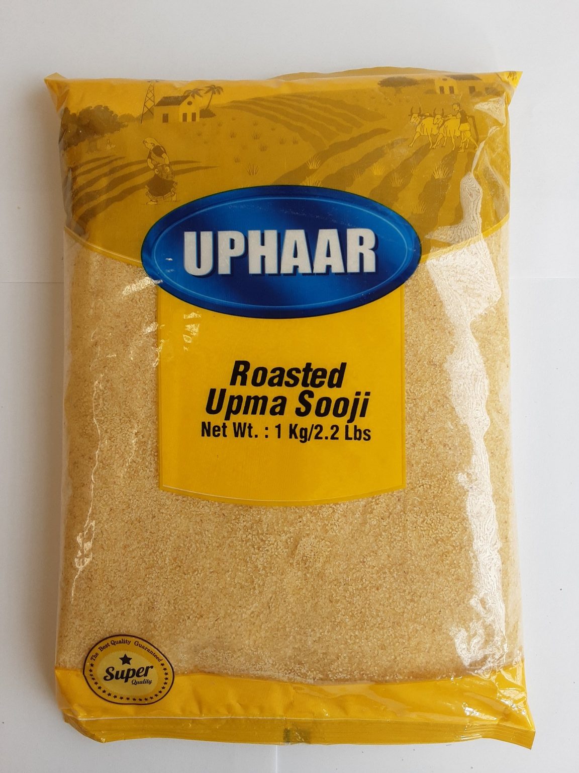 Uphaar Roasted Upma Sooji 1kg - Rashan Pani