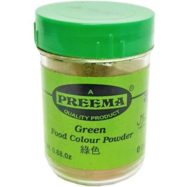 Preema Green Food Colour 25g