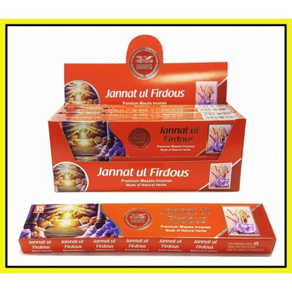 Heera Jannat Ul Firdous Agarbatti 12x15stk