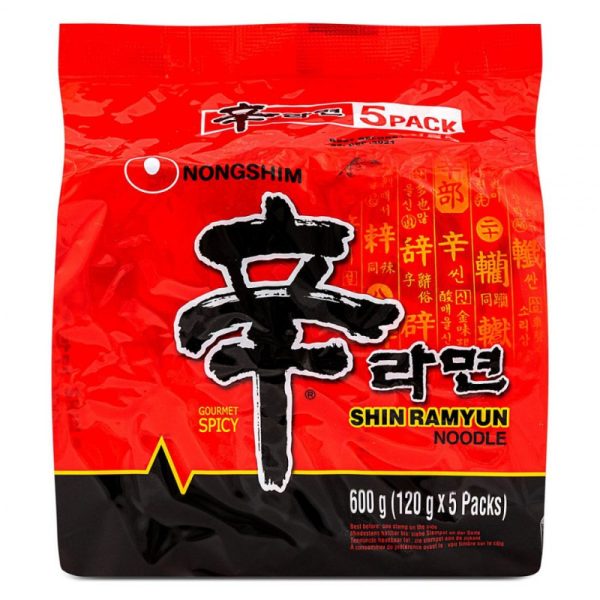 Nongshim Shin Ramyun Noodle Spicy 120gx5