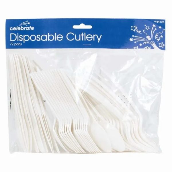 Disposable Plastic Cutlery (72)