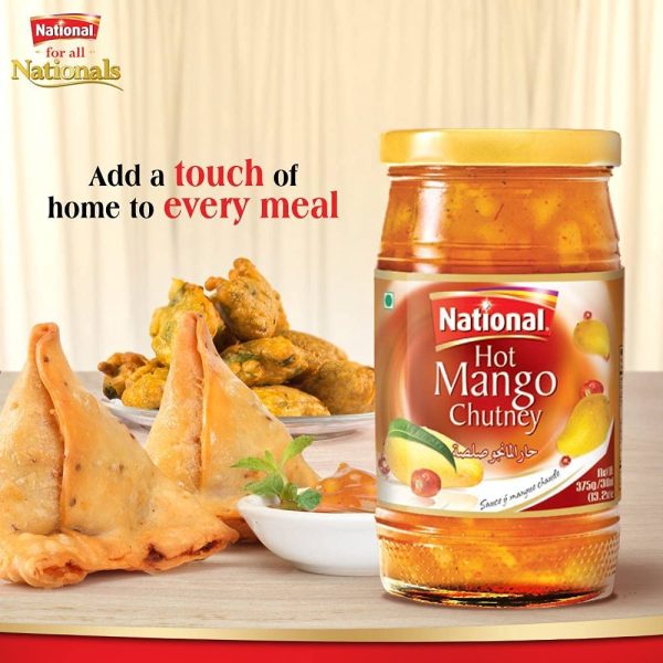 National Hot Mango Chutney 375g